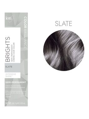 ION BRIGHTS SEMI-PERMANENT COLOUR IN SLATE - BNIB